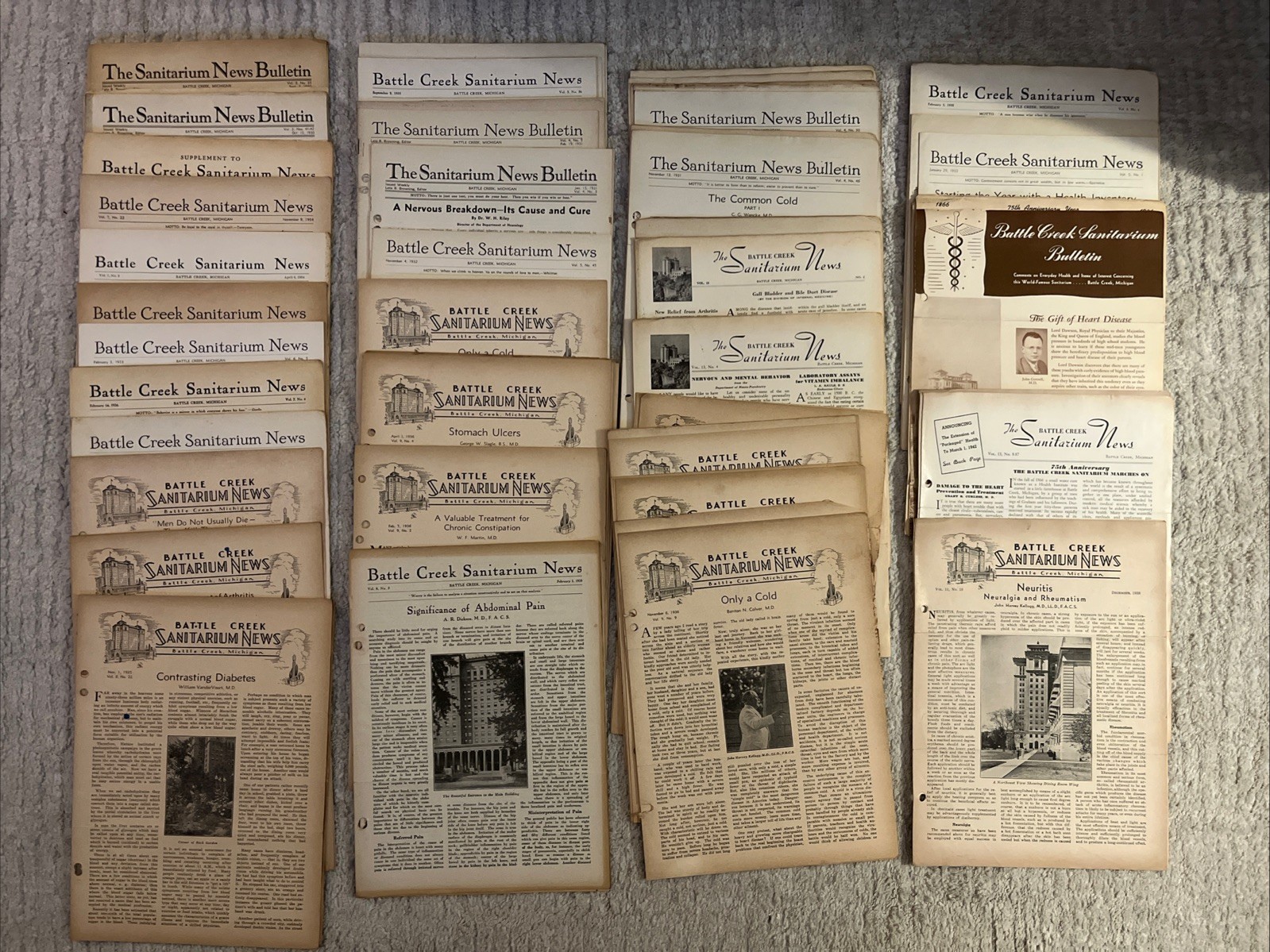 Battle Creek Sanitarium Newsletters