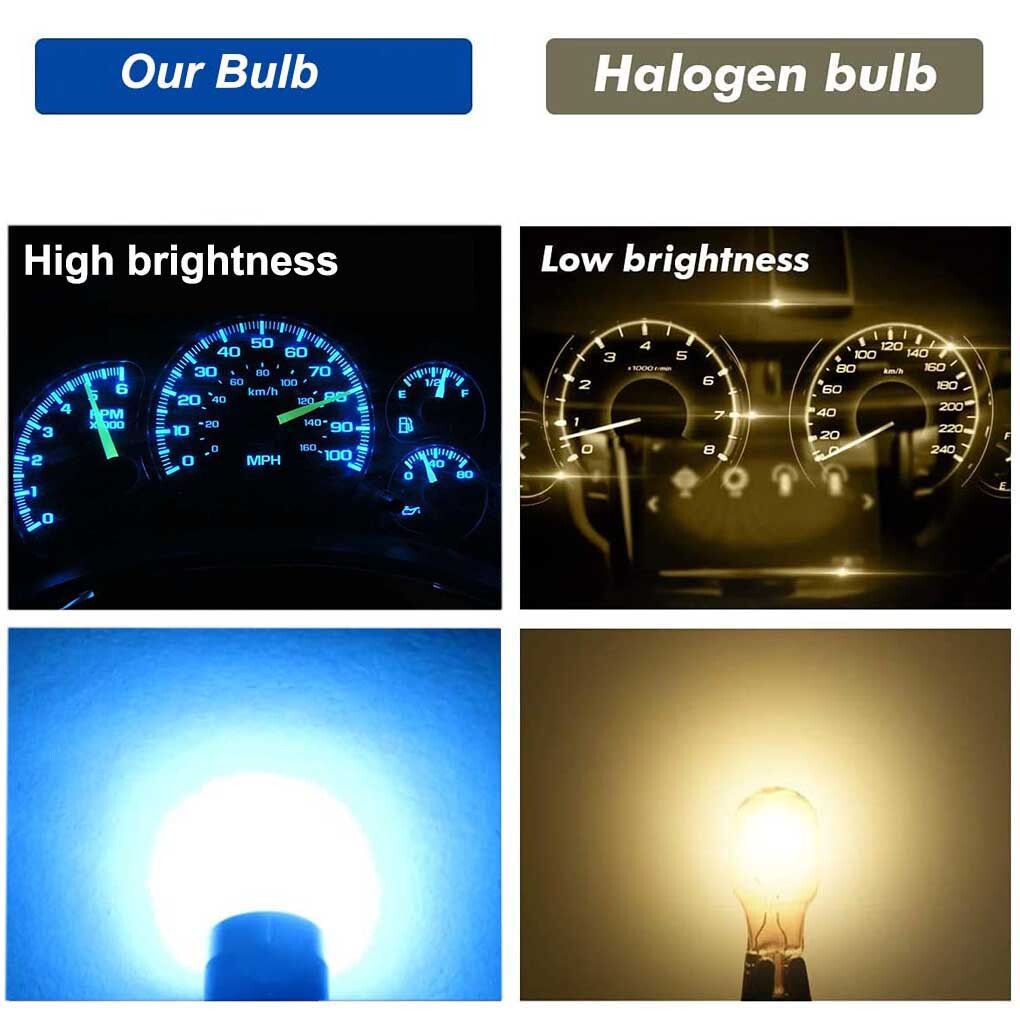 Gauge Cluster LED Dash Kit Ice Blue For Ford 1980-1986 F100 F150 F250 F350 Truck