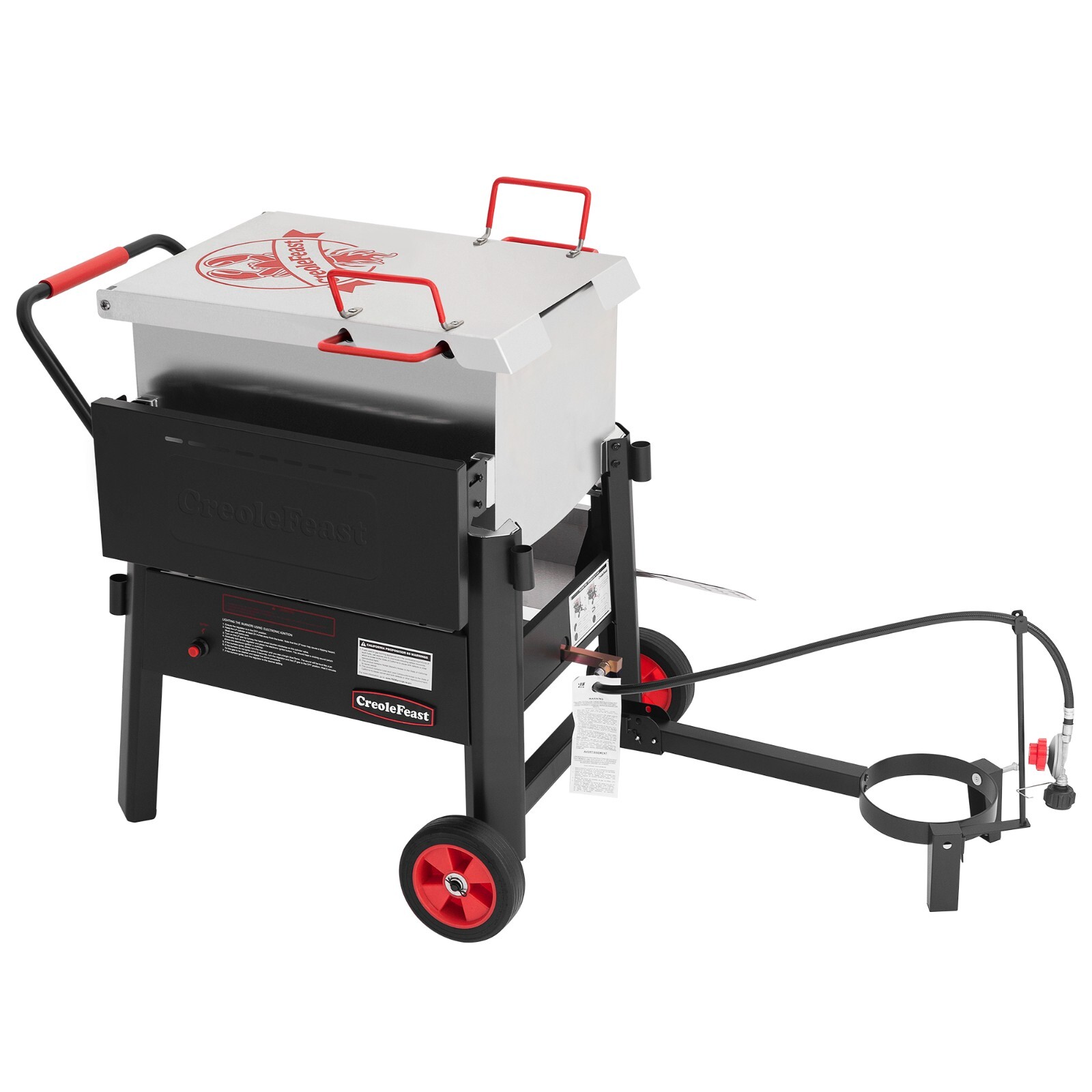 Creole Feast Outdoor Stove Propane Gas Cooker Crawfish Seafood Boiler