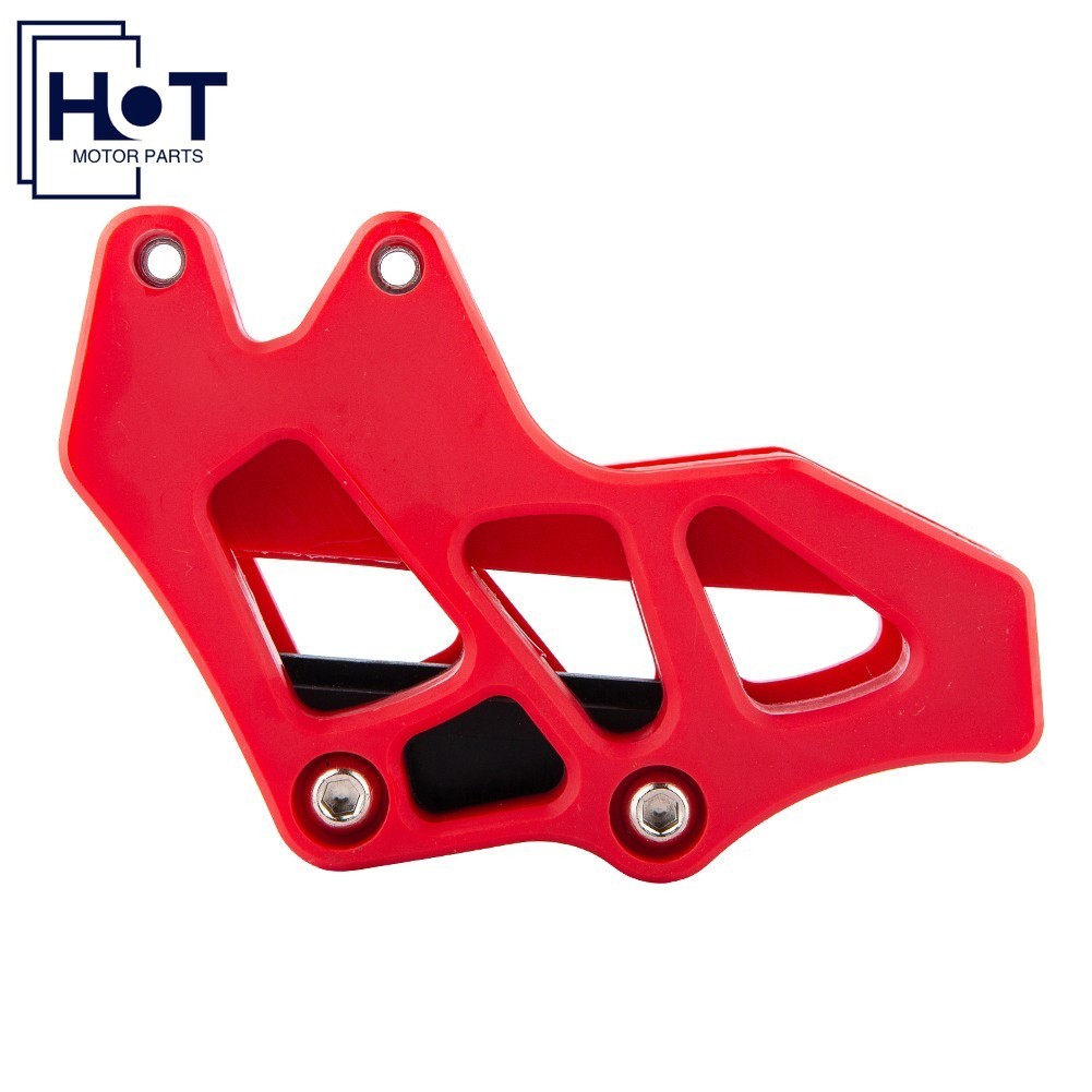 RED Chain Guard Guide Protector For Honda CRF230F CRF250F CRF150F CRF 2003-2019