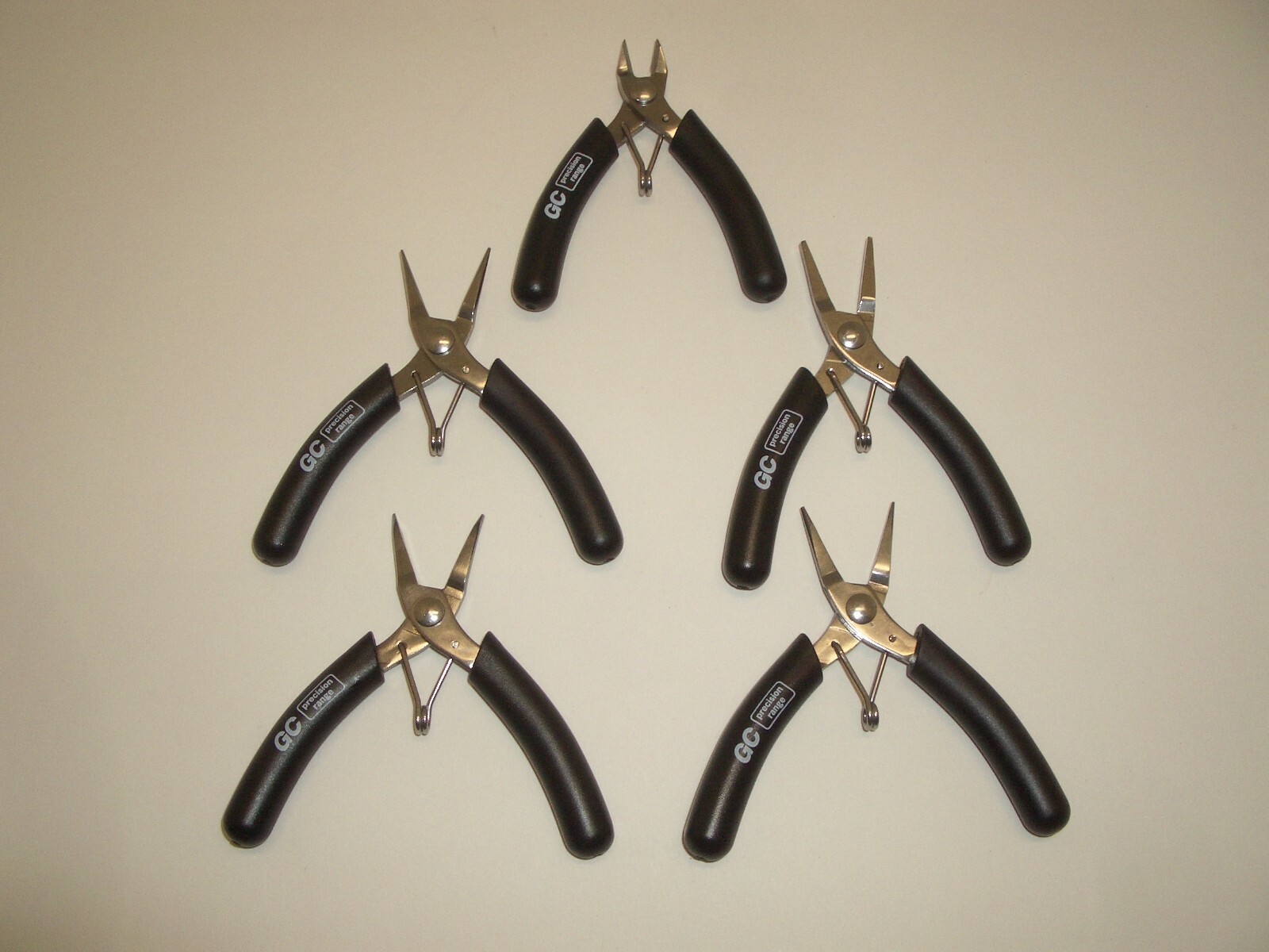 GC ELECTRONICS 12-7070 5PC STAINLESS PRECISION PLIERS TOOL SET KIT