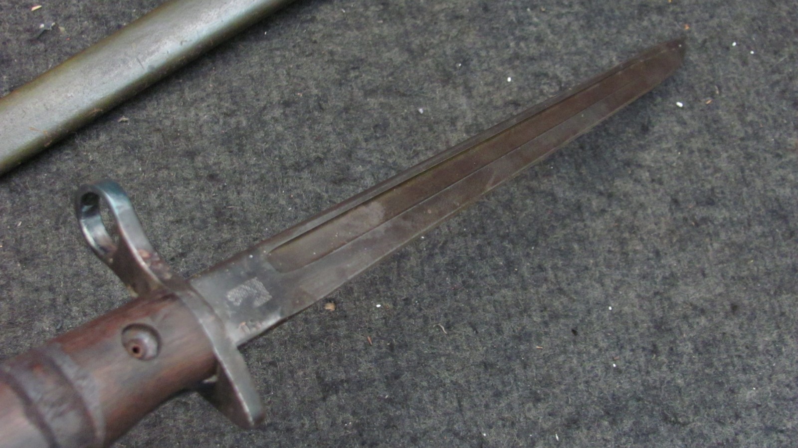 WWI US Army M1917 Enfield Rifle Bayonet w/Scabbard Remington - Trench Shotgun 1