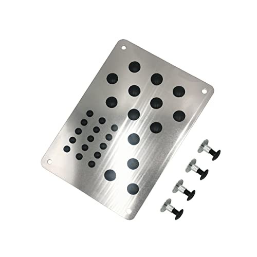 Car Truck Floor Mat Carpet Heel Pad Plate Rest Footrest Foot Pedal