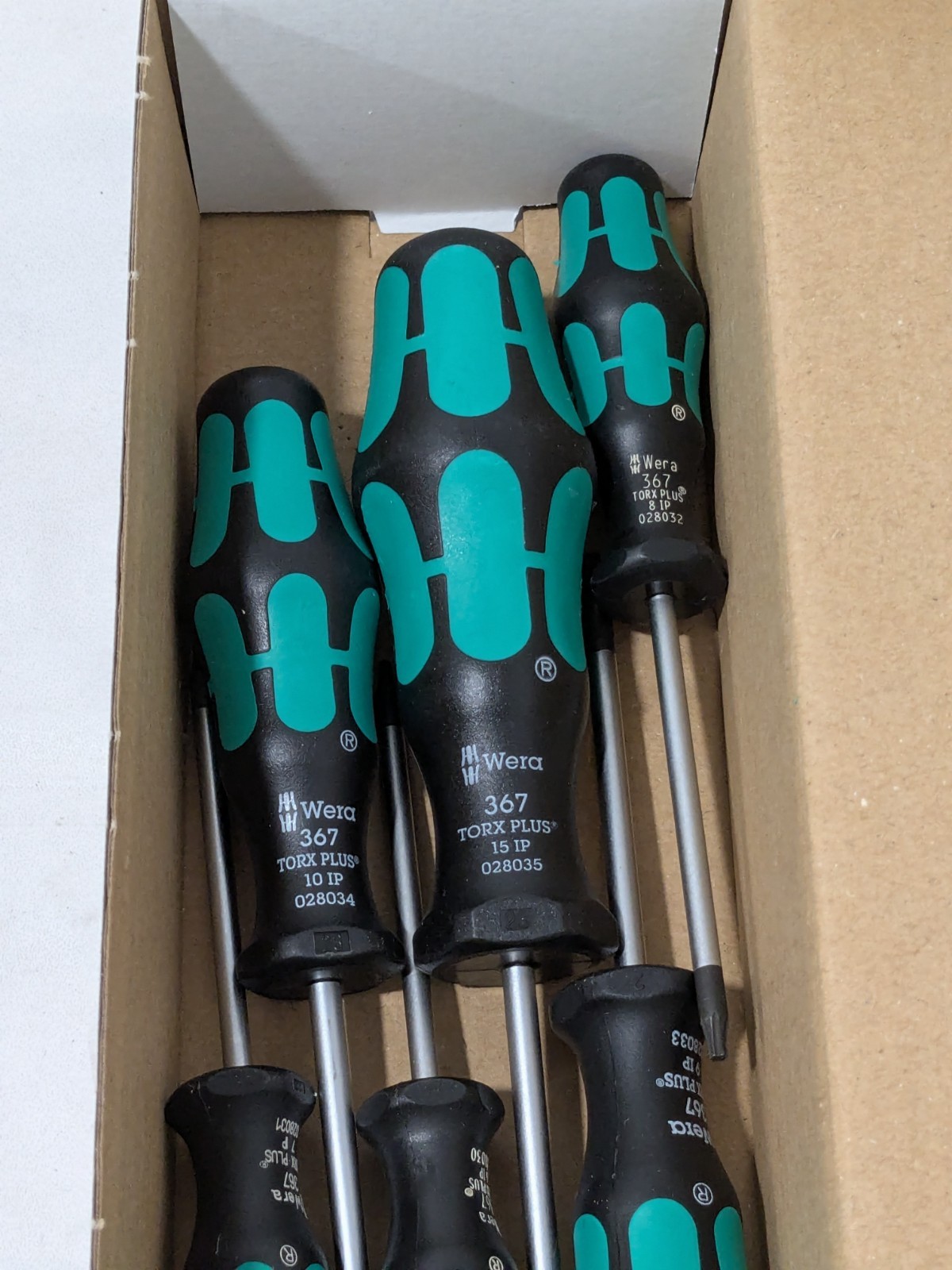 Wera 6 Piece IP6 to IP15 Ergonomic Handle Torx Driver Set 05345222001