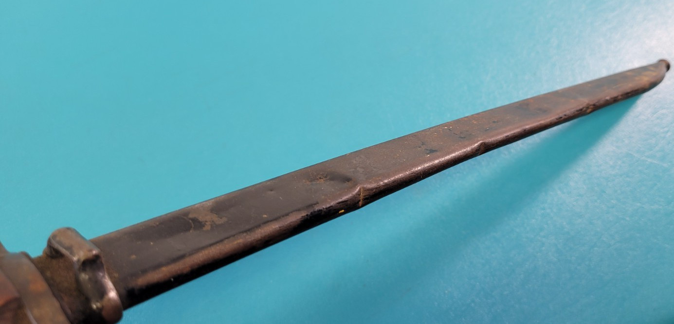 WWII Japanese Type 30 Rifle Bayonet Matsushita Kinzoku Arsenal + Scabbard TR1222