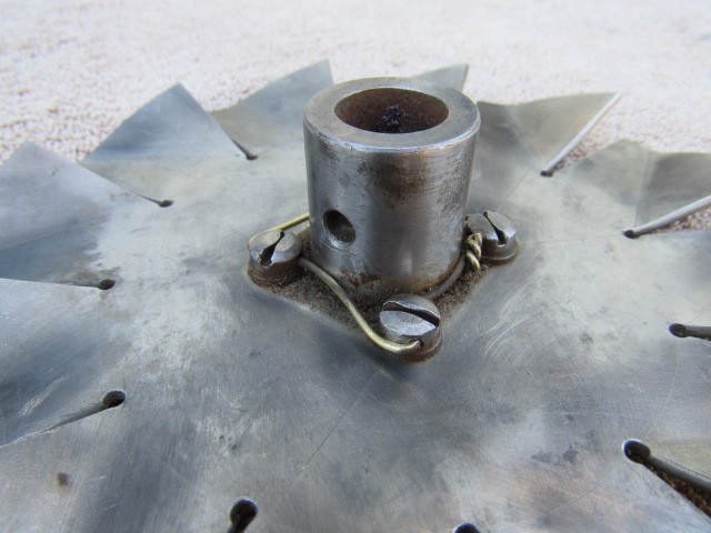 Mercury antique outboard motor racing hydroplane test propeller A-B quicksilver