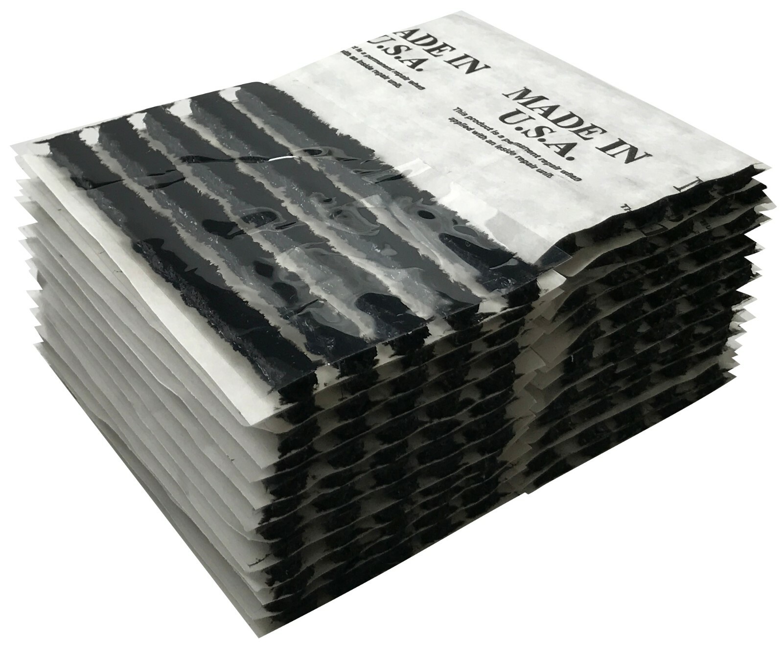 4" Black Tire String Plug Insert Tubeless Flat Repair 2500 Inserts Bulk Box USA