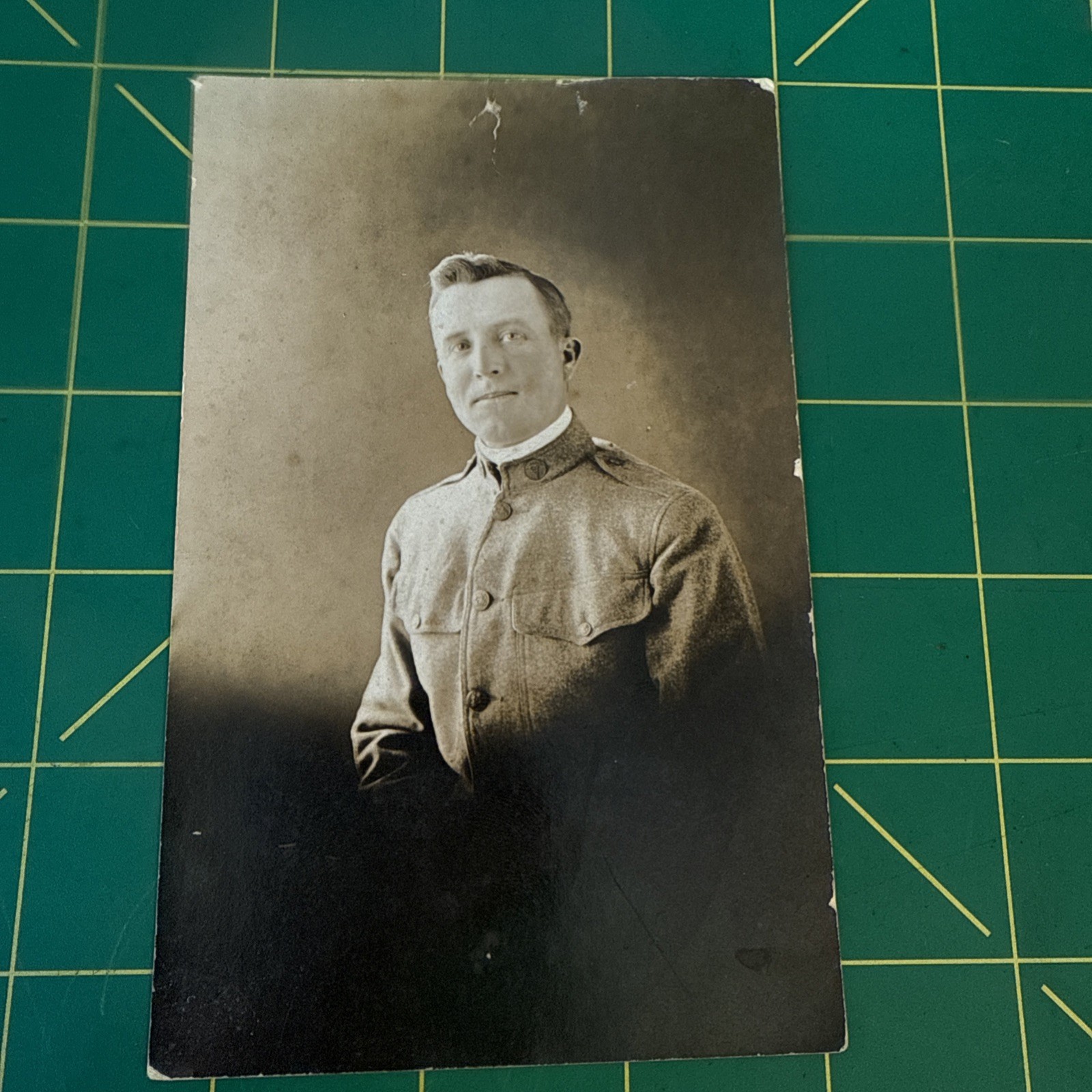 WW1 Photo Postcard Named RPPC
