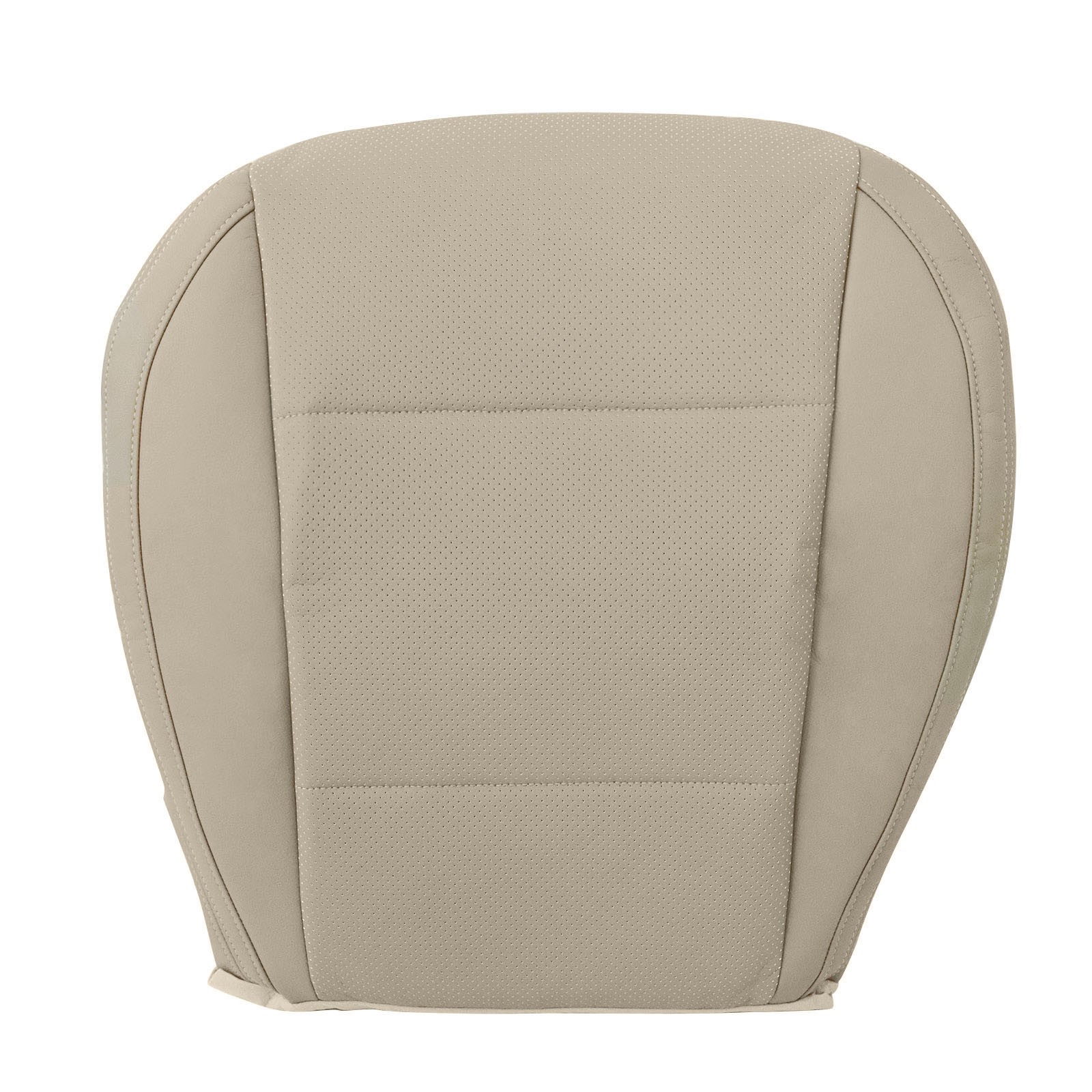 Front Bottom/Top Seat Cover Leather Tan For 2015-2019 Subaru Legacy Outback Tan