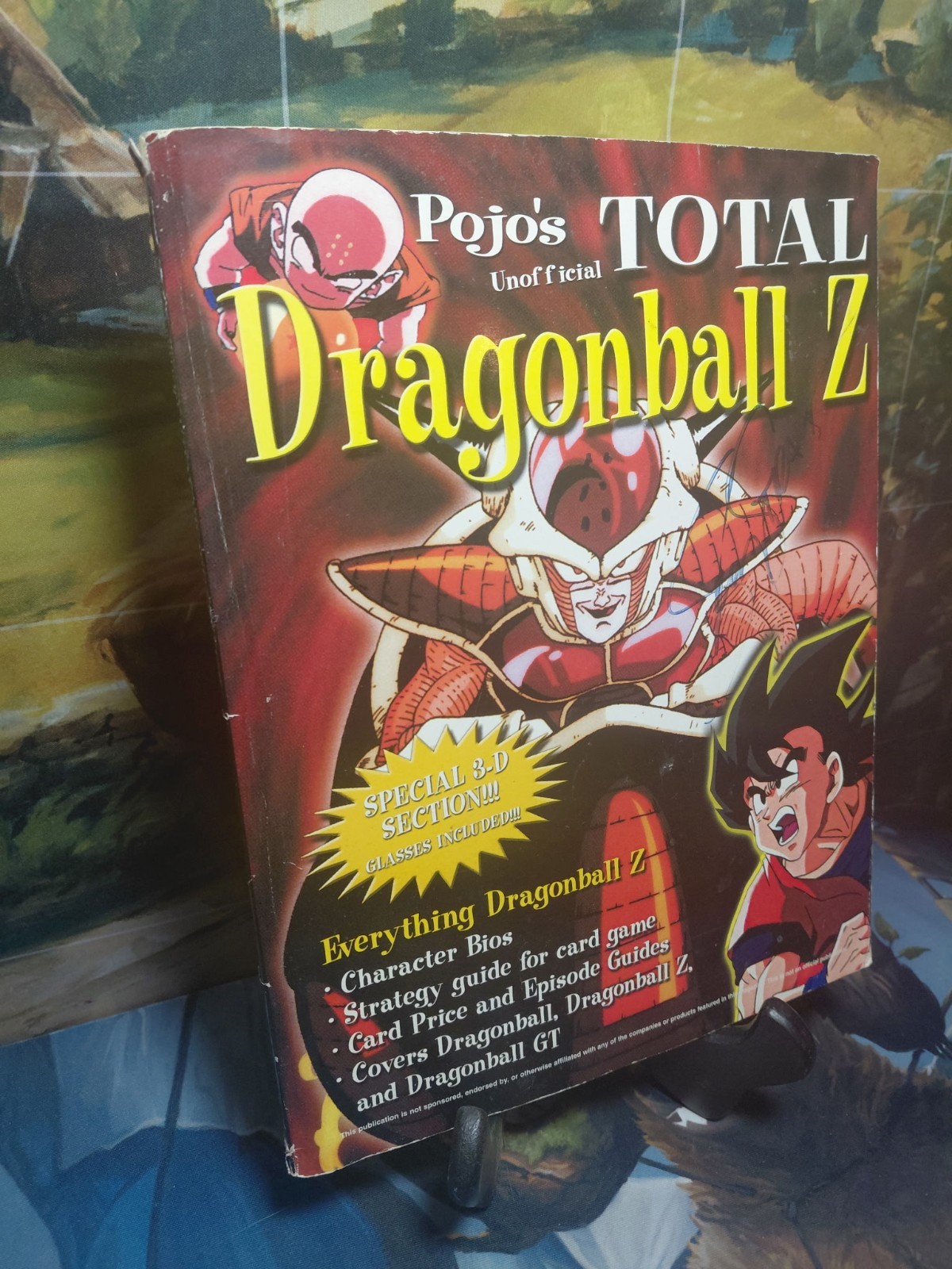 Sonny Strait Autographed and Sketch Pojo Dragonball Z Signed Magazine Krillin