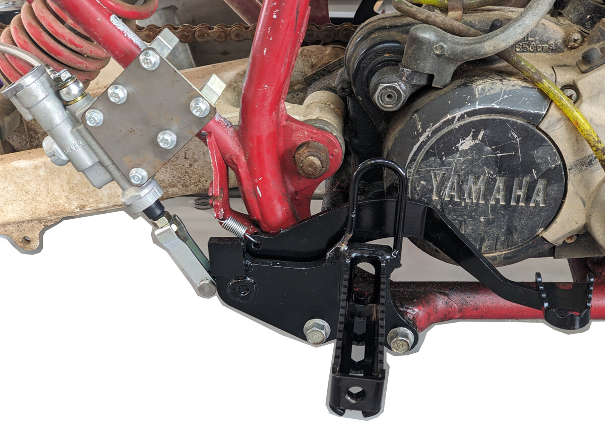 CRU Complete Rear Hydraulic Brake Assy Caliper Kit 88-02 Yamaha YFS 200 Blaster