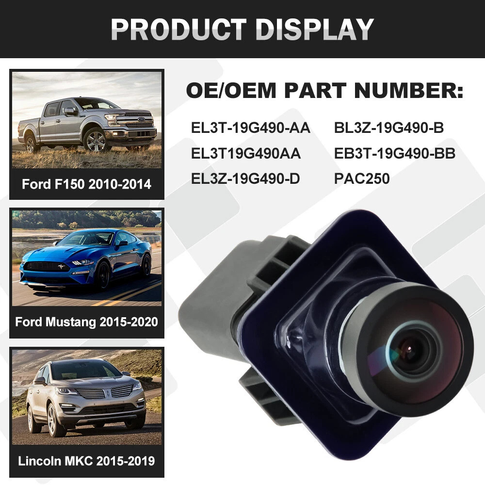 Rear View Backup Parking Camera for 2011 2012 2013 2014 Ford F-150 BL3Z-19G490-B