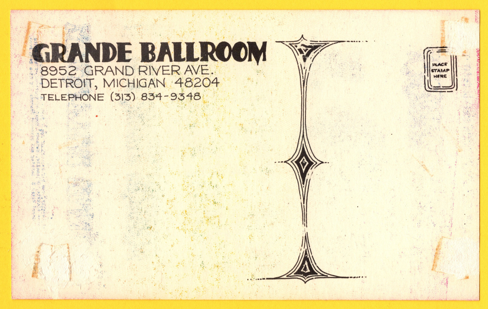 Chuck BeRRY JuLie DriScoLL RuSS GiBB Grande BaLLrOOm 1969 PoStcard