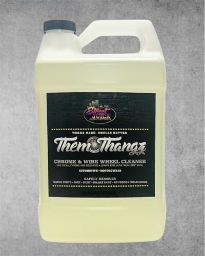 Them Thangz TT-1 Street Juice Products Chrome & Wire Wheel Cleaner 1 Gallon