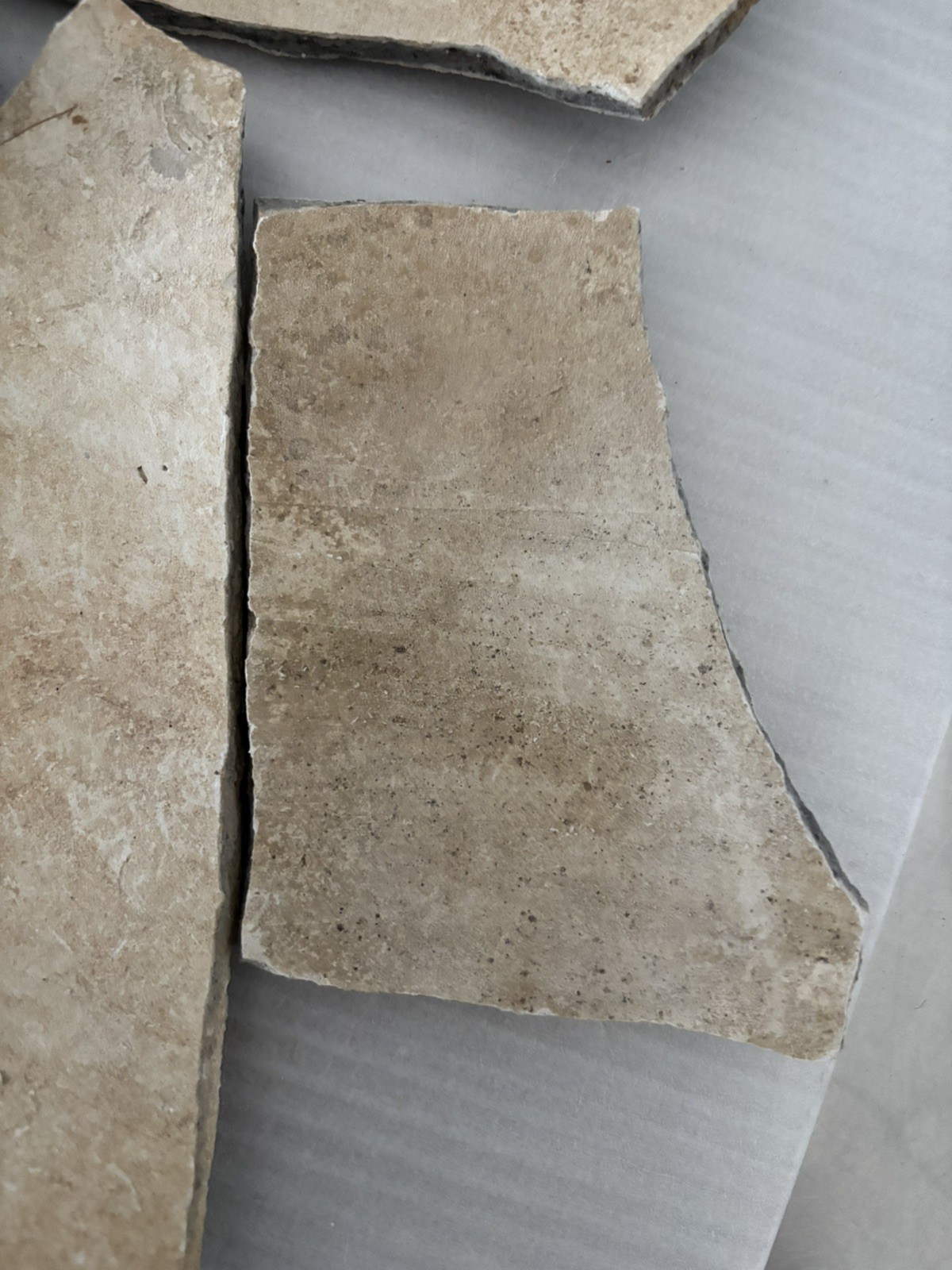 4 Ancient Anasazi Native American Pottery Shards 4” - 6” Arizona L5-G FREE SHIP