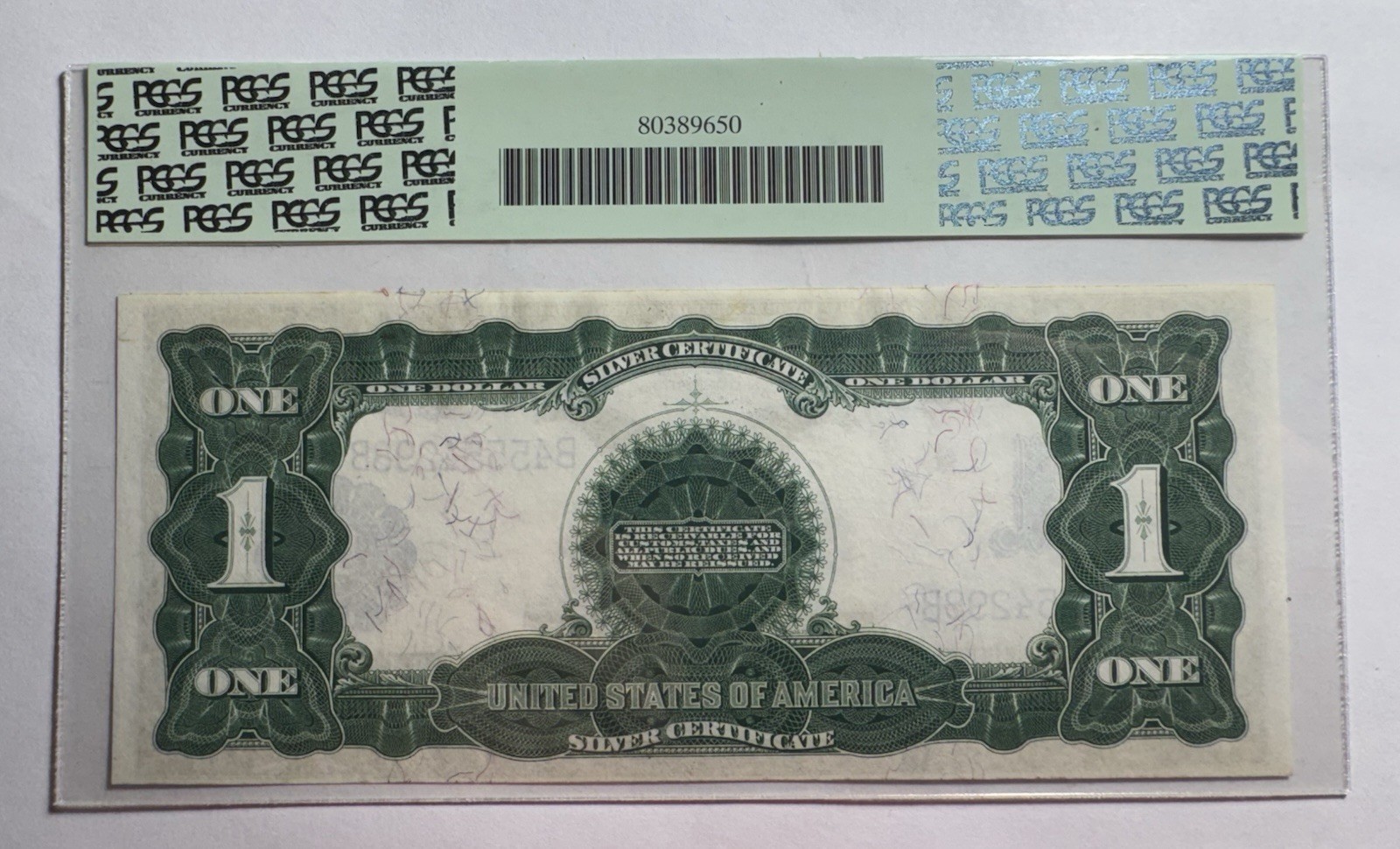 1899 $1 Black Eagle Silver Certificate Fr . 230 PCGS 64