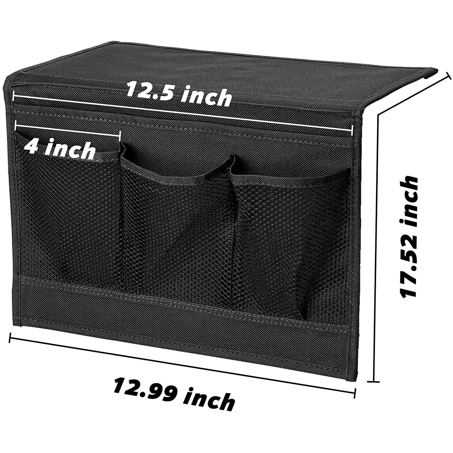 Bedside Caddy Storage Organizer Remote Control Holder Bag Pocket Couch Sofa