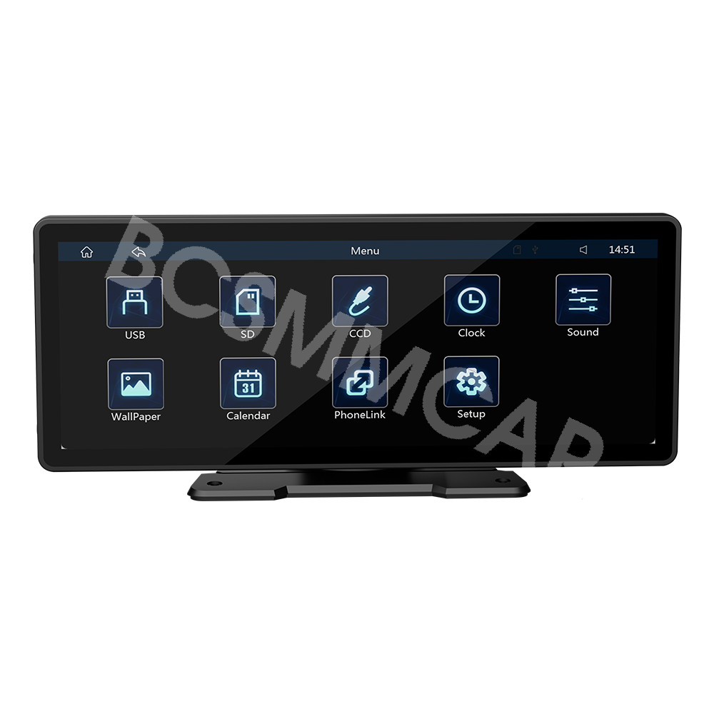 Portable Car Radio Multimedia Player 9.3in For Apple Carplay BT/FM Mirror Link