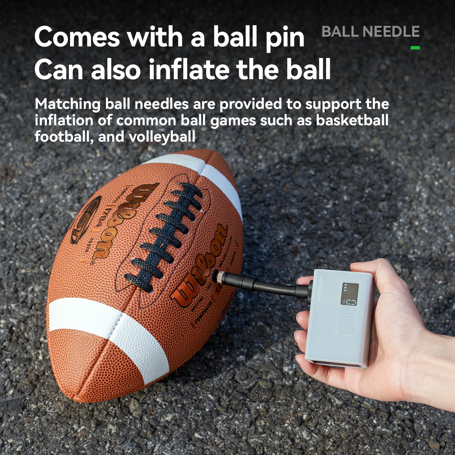 ROCKBROS Electric Air Pump Mini Bike120PSI Portable Fast Inflation FV/AV 240mAh