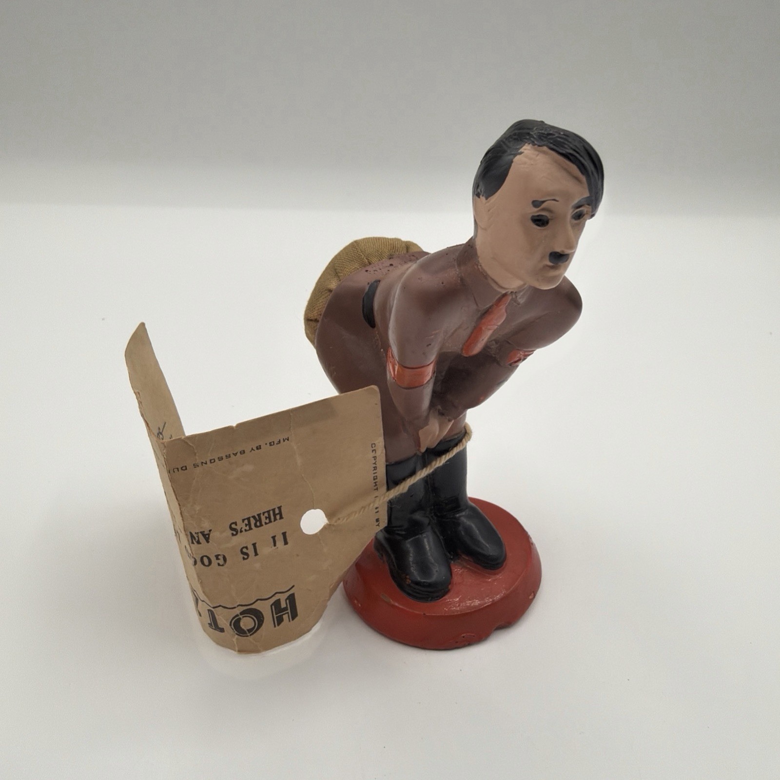 Rare 1941 "Hotzi Notzi" Adolf Hitler Pin Cushion + Original Label