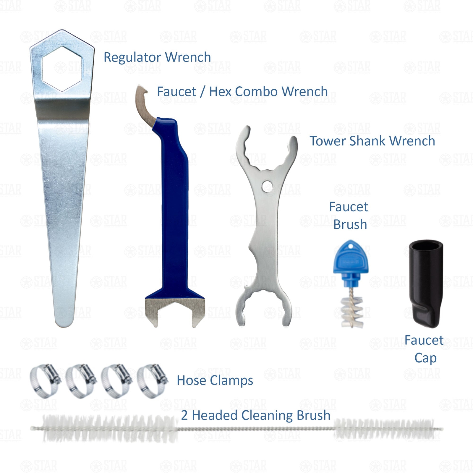 1 Tap Tower Draft Beer Sankey D Keg Kegerator Keezer Conversion Kit 5lb CO2 Tank