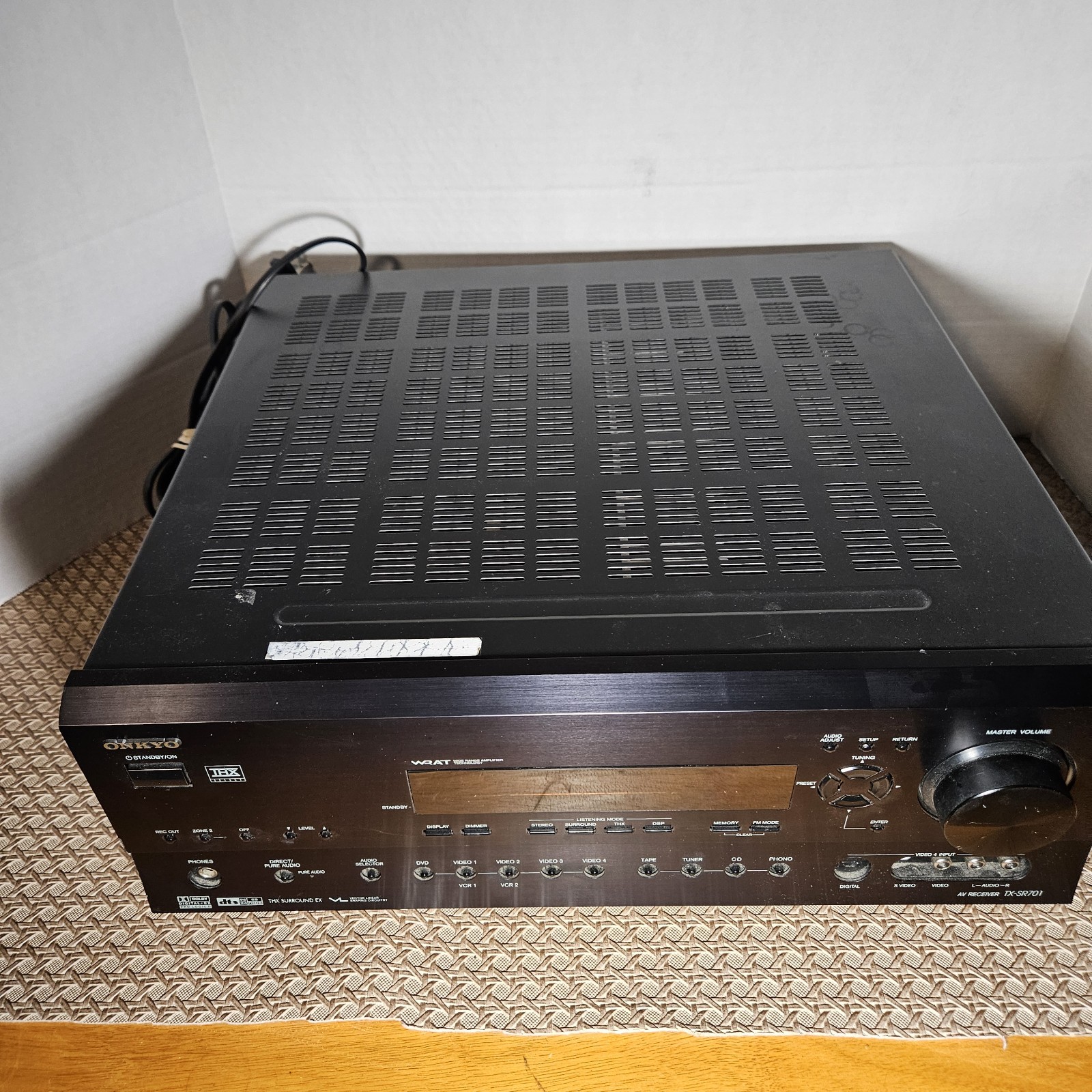Onkyo TX-SR701 6.1 Channel 600 Watt Home Theater AV Receiver Amplifier TESTED