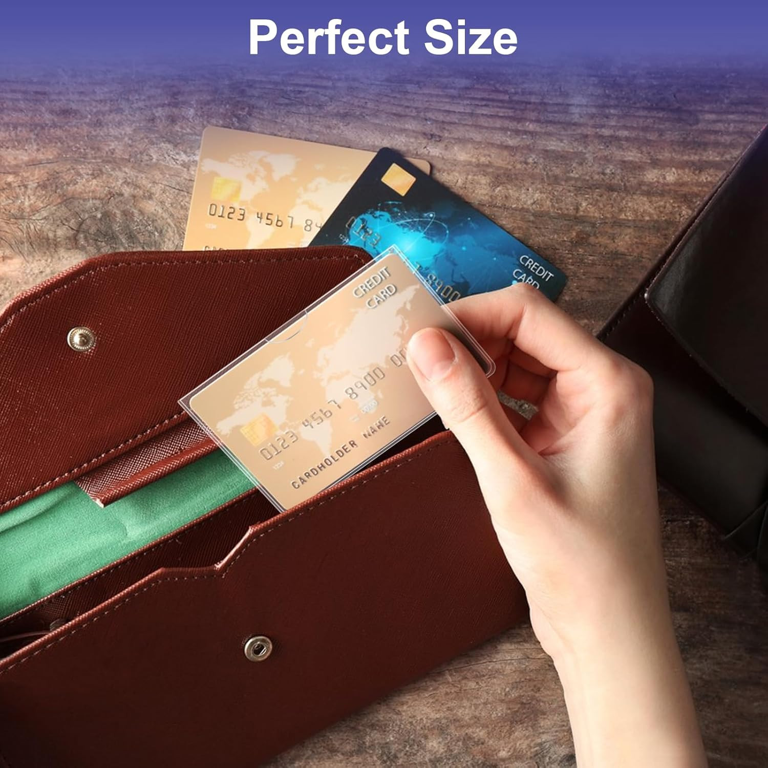 10 Pack Social Security Card Protector Medicare New Credit Card Holder,24 Mil So