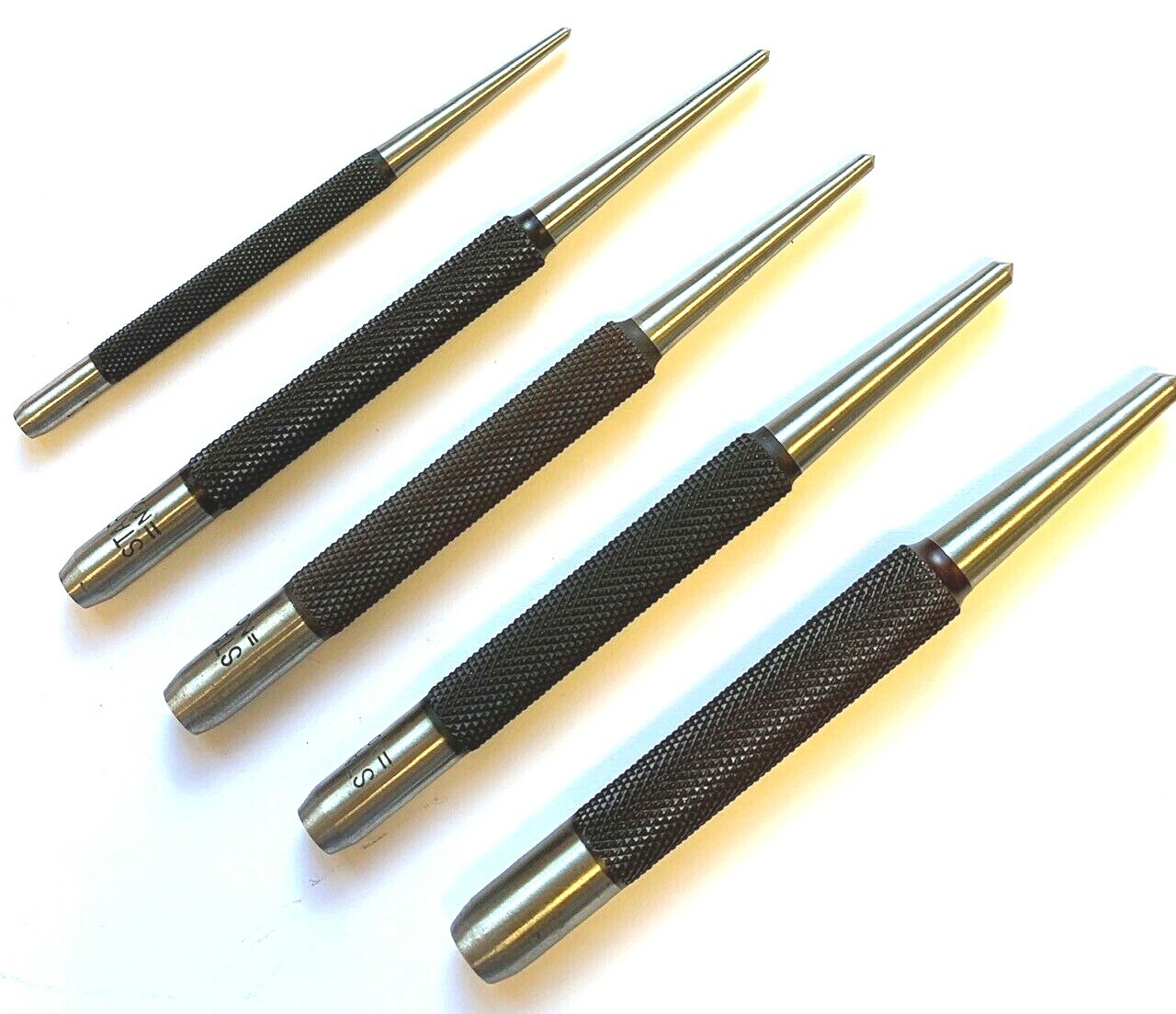 STARRETT 5 PIECE CENTER PUNCH SET IN CASE #S117PC #50488