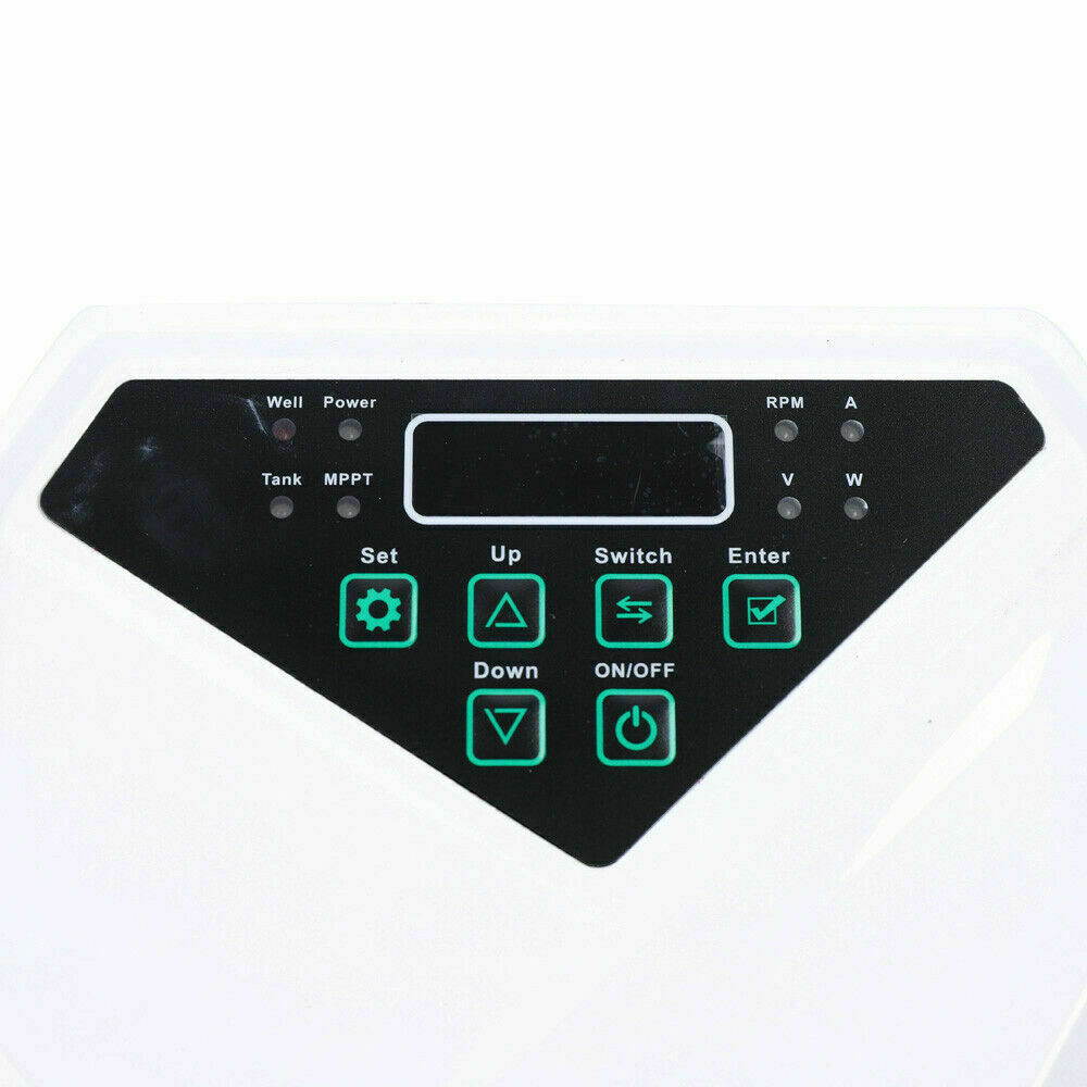 3" DC Solar Water Pump 48V 500W Submersible Deep Bore Well Pump +MPPT Controller