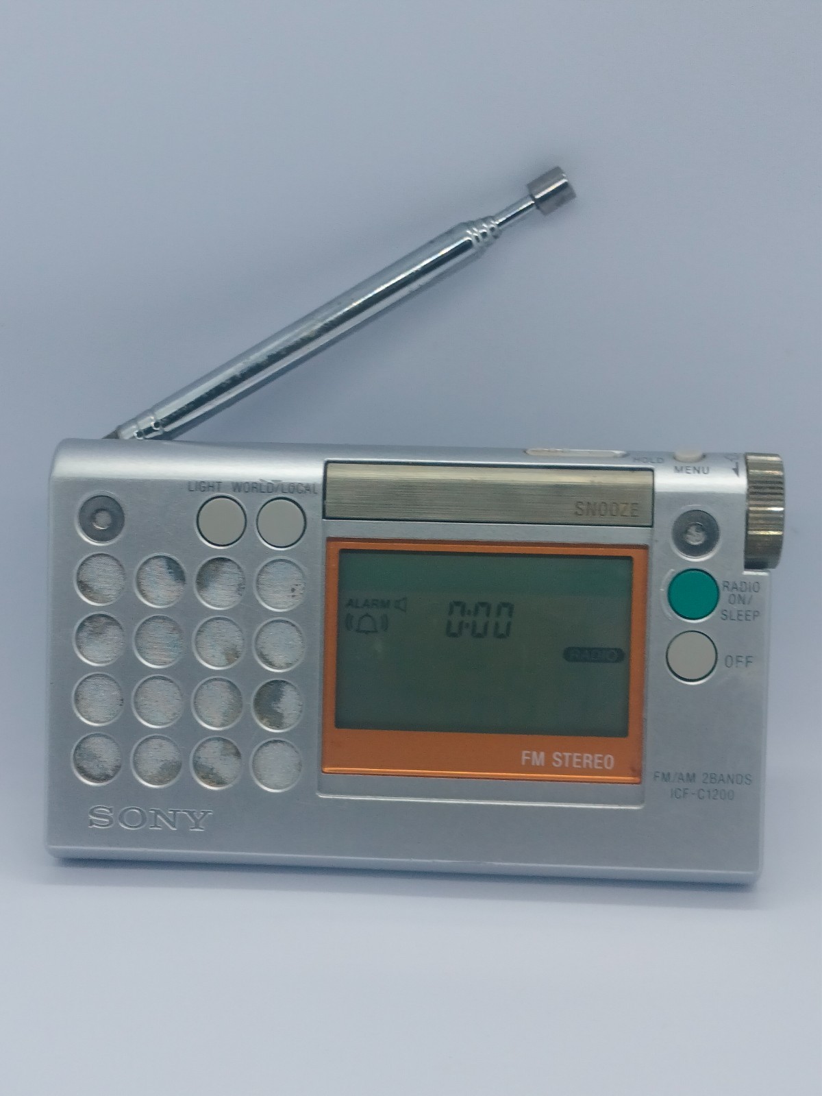 Sony ICF-C 1200 AM FM Radio Japan Fully working RARE!!!