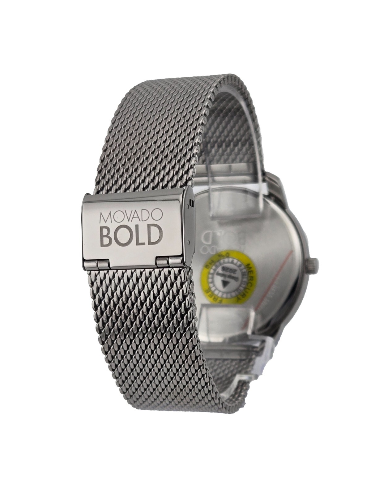 Movado Bold 3600599 Men's Swiss Gray Tone Mesh Band Watch - Retail Price $795