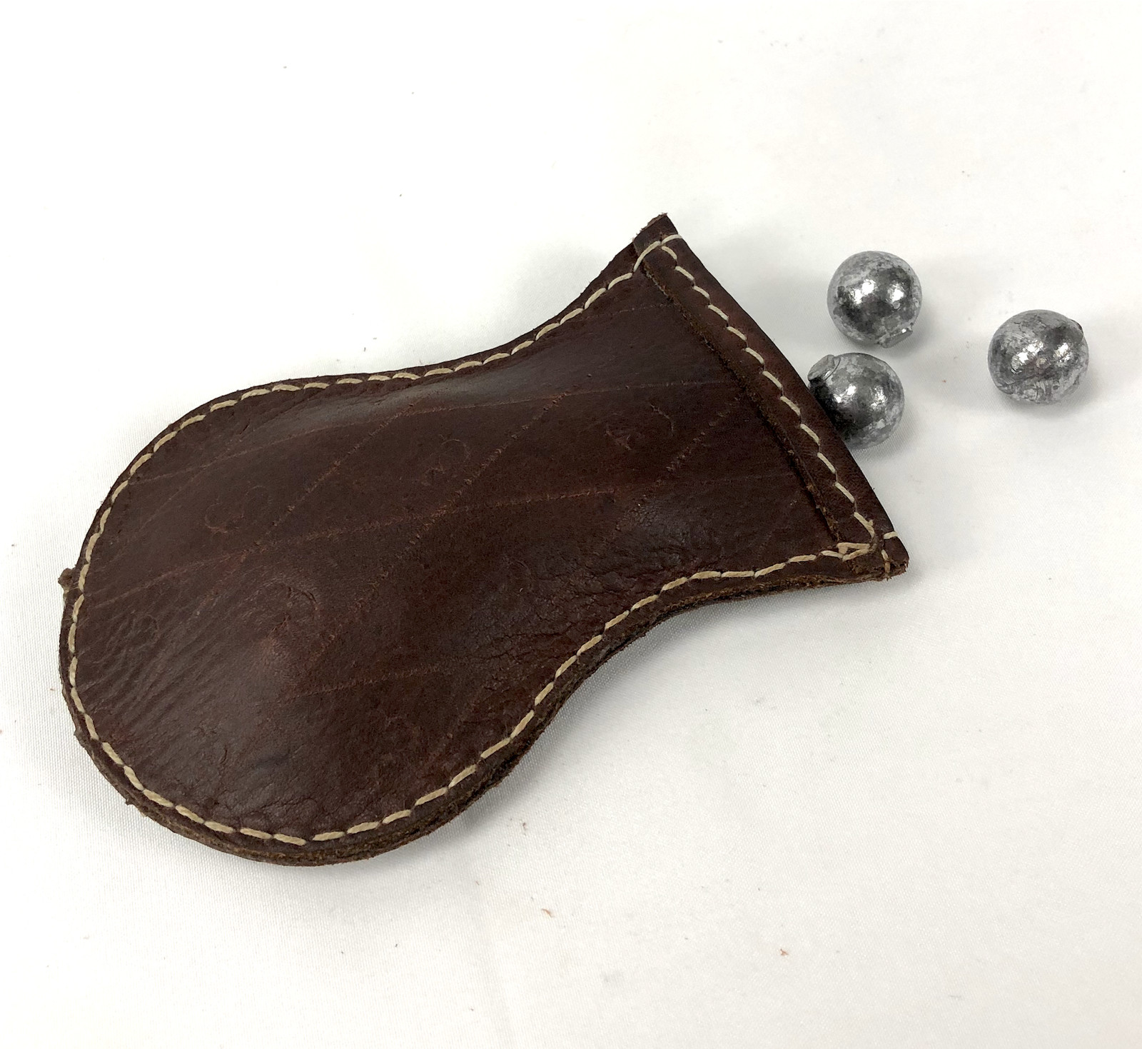 Embossed Leather Ball Bag for Round Ball