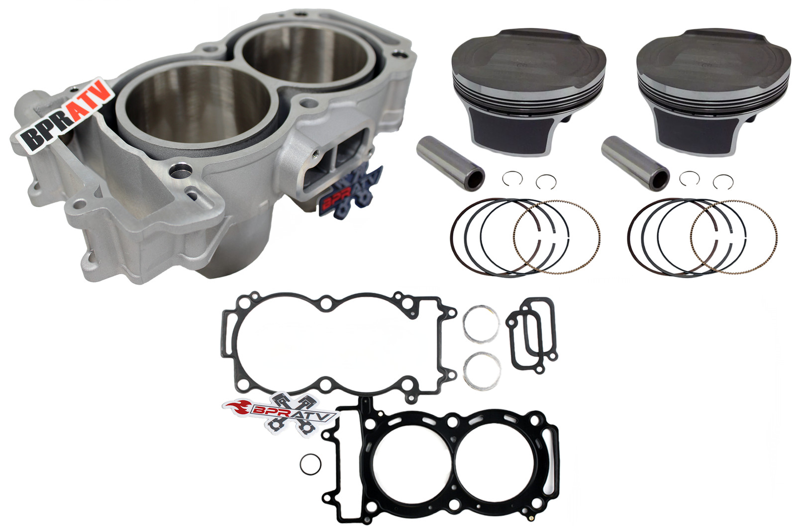 Polaris 2011-2014 RZR 900 XP 4 900 Top End Rebuild Kit Cylinder Pistons & Gasket
