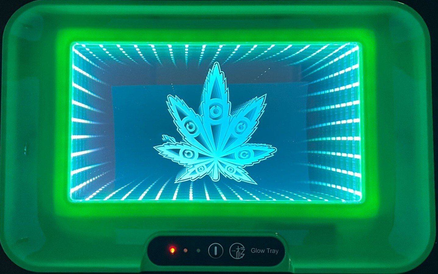 💚3D RGB LED LIGHT UP GLOW ROLLING TRAY💛😎RANDOM COLORS & DESIGNS
