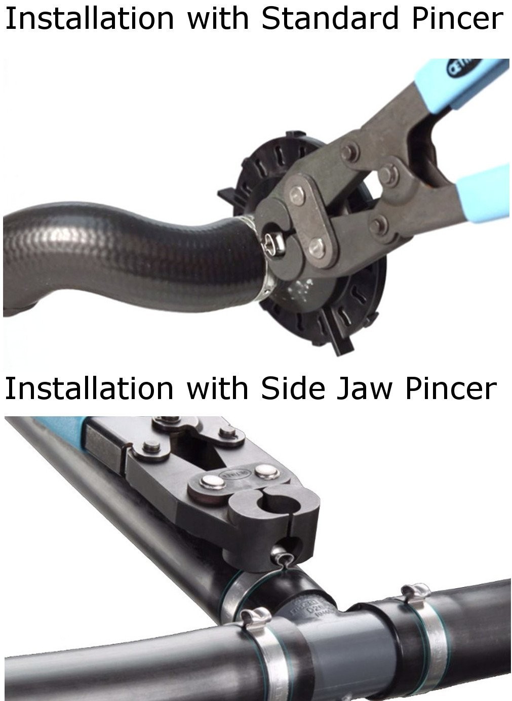 Stainless Stepless 1 Ear Oetiker Clamps – Auto/Marine Hose – Multiple Sizes