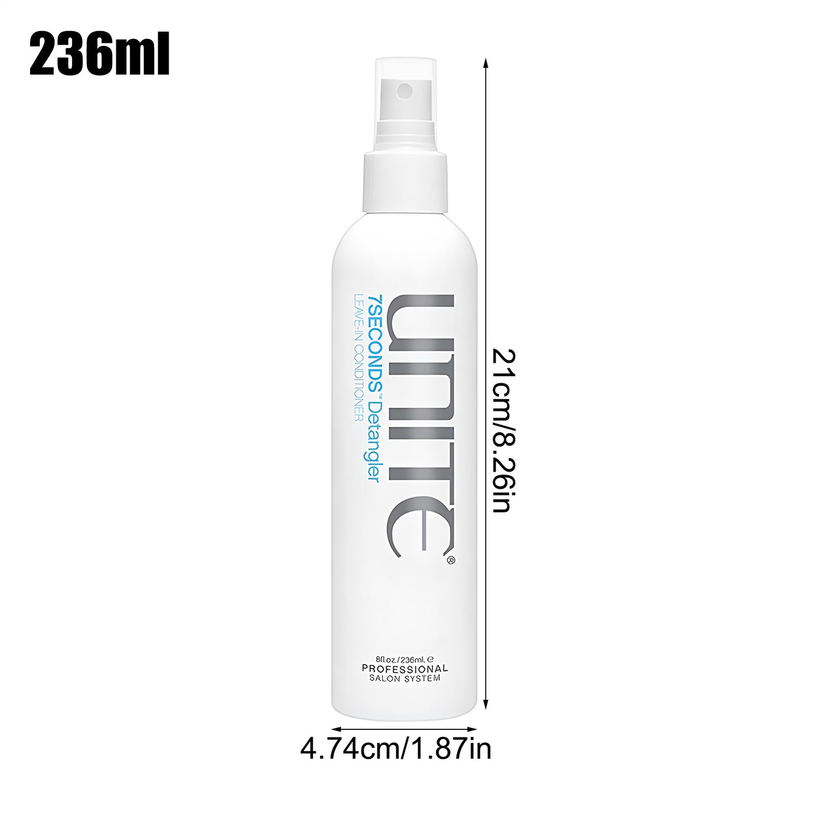 UNITE Hair 7 Seconds Detangler Leave In Conditioner 8 Oz New