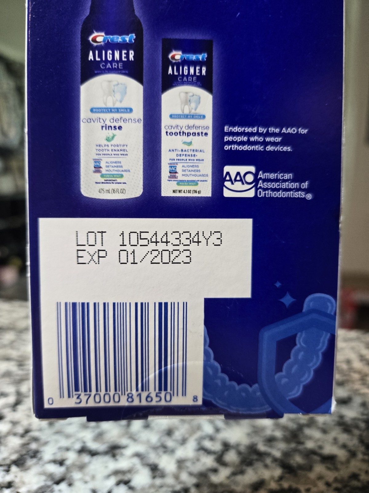 Crest Aligner Care Orthodontic Aligner/Retainer Clean & Clarify Kit Exp 1/23