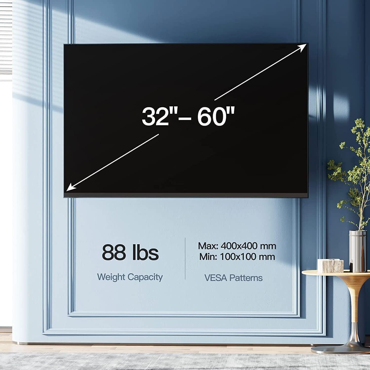FULL MOTION LCD LED TV WALL MOUNT BRACKET SWIVEL TILT 32 37 39 40 42 46 47 50 55