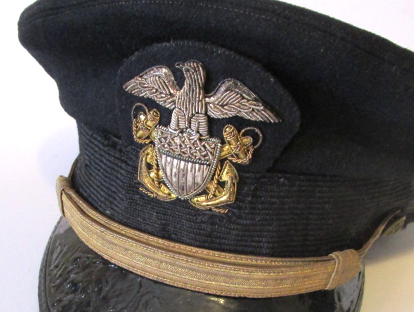 Pre WW2 Navy Ensign's Visor ID'ed