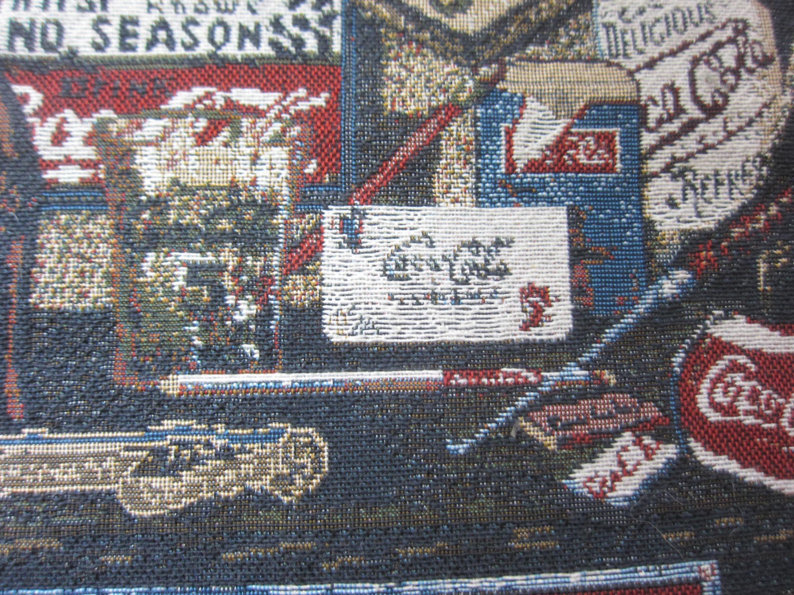 Vintage Coca Cola Wall Hanging Scroll Tapestry Coke Is It 32" x 9"