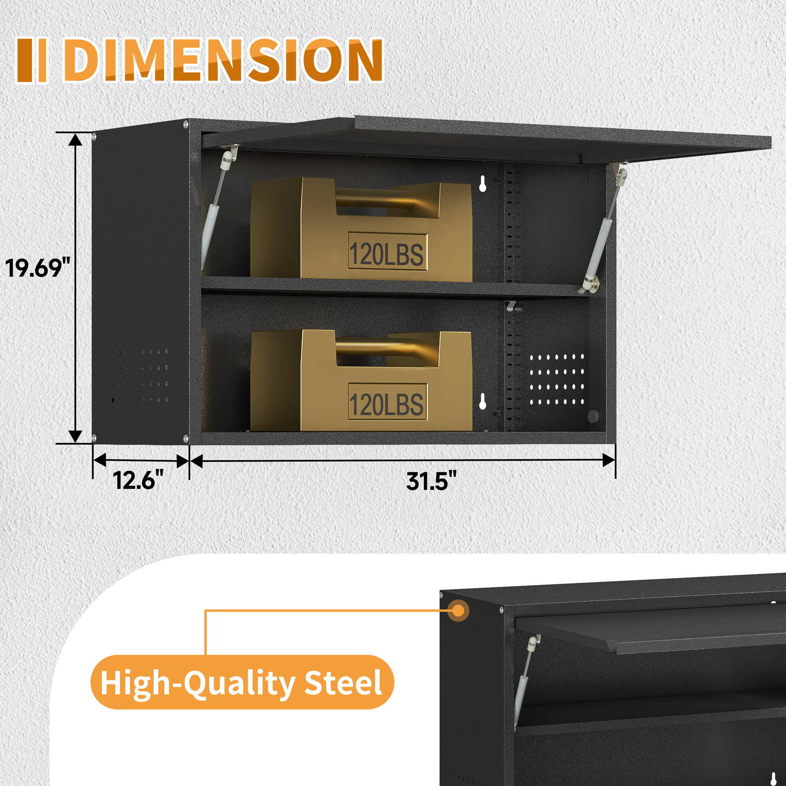 Garage Storage Cabinet System 8 Pcs Garage Workshop Set W/Steel Cabinet Shelves