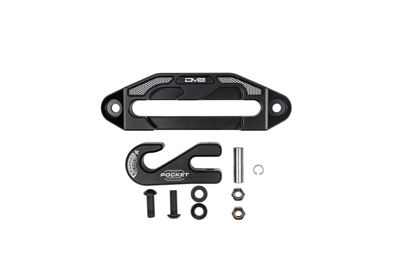 DV8 Offroad WBPF-01 Pocket Fairlead for Synthetic Rope Winches