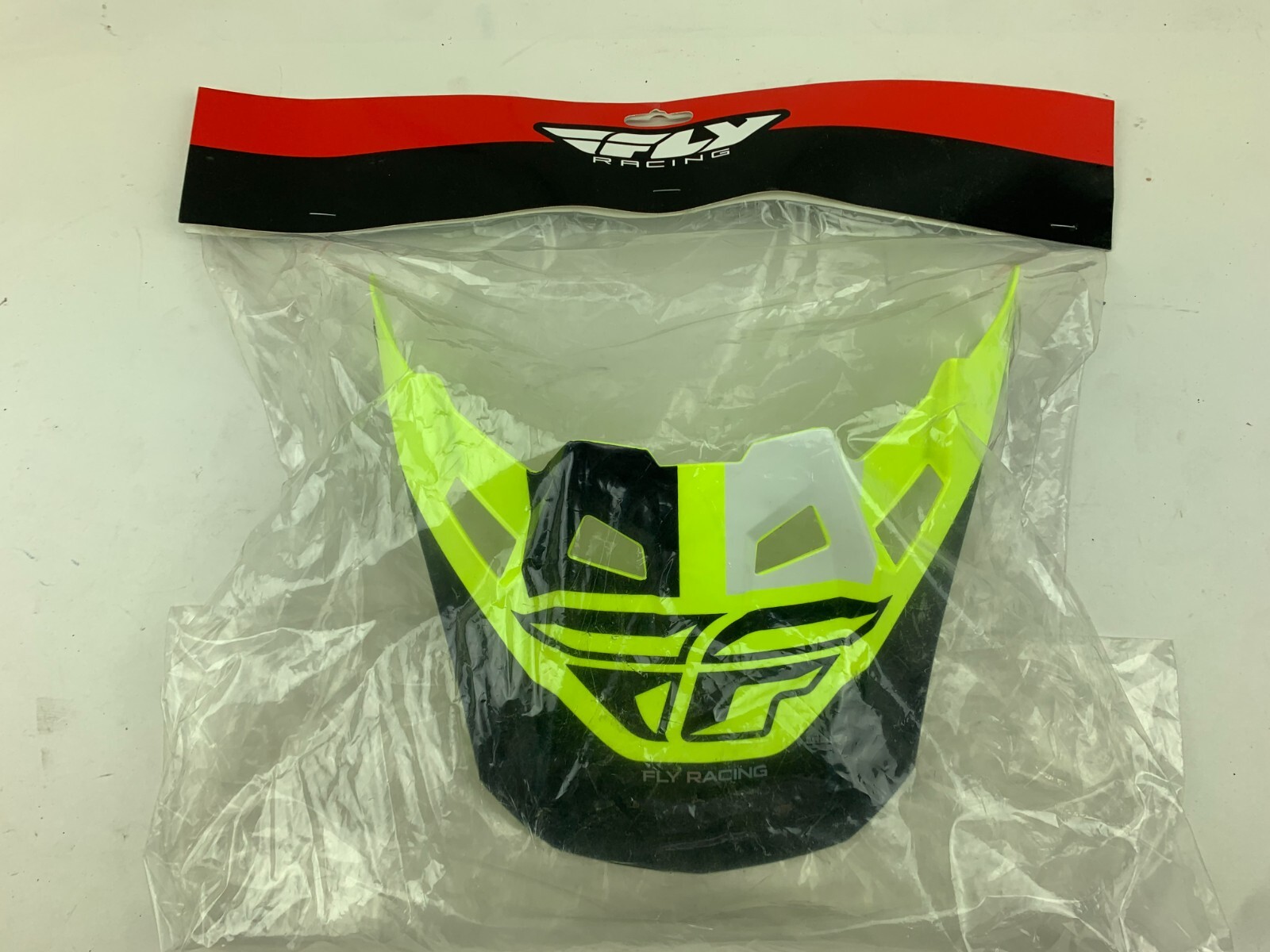 Fly Racing Formula Helmet Replacement Visor Black/Hi-Vis - Med-Large - 73-47204M