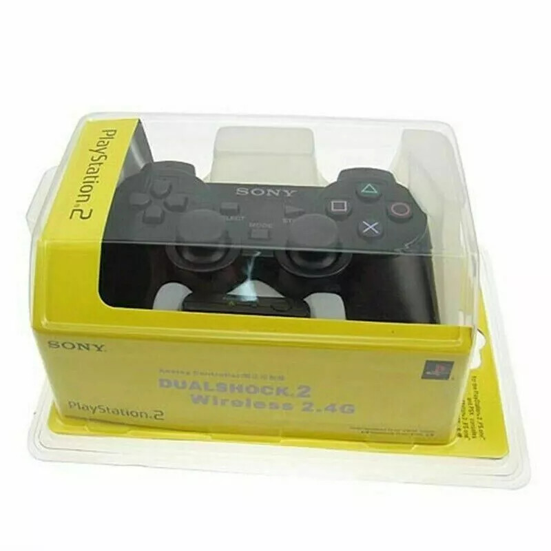 1PCS OEM-Wireless Controller for Playstation 2 PS2-Black-