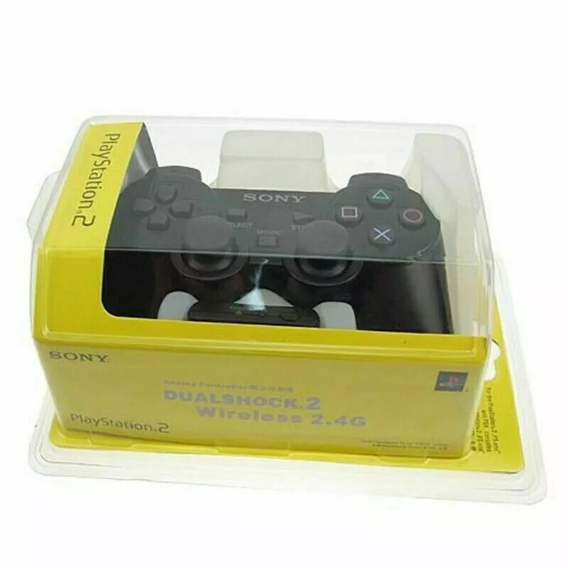 1PCS OEM-Wireless Controller for Playstation 2 PS2-Black-