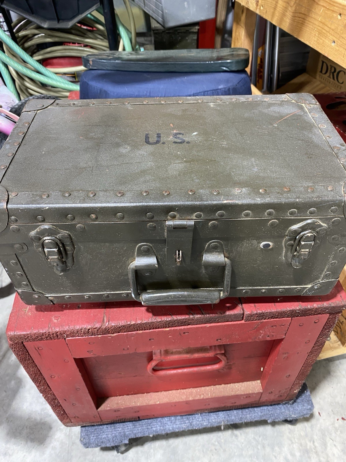 US Army Barber Kit Case NSN 3590-00-058-1837