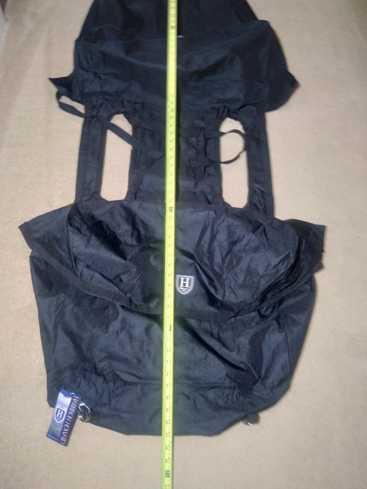 Harrison Howard Equestrian Horse Side Saddle Bags Black - Brand New