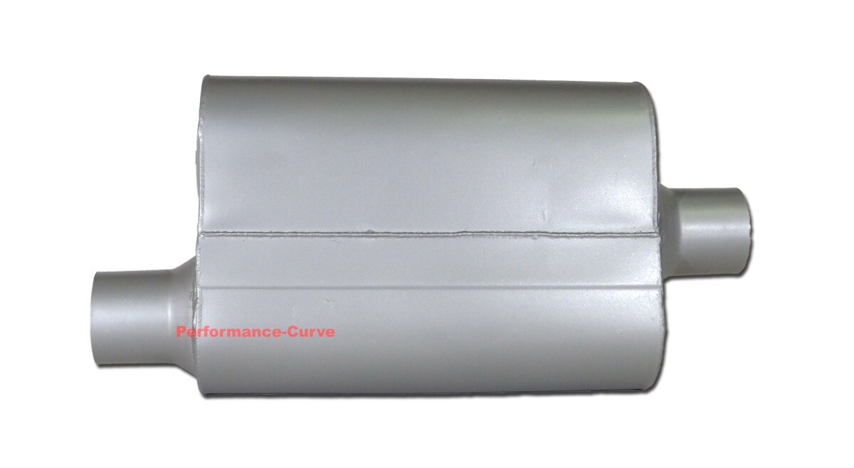 2 Chamber Performance Exhaust Street Muffler FLO-PRO Super V - 2.5" O/C - V42541