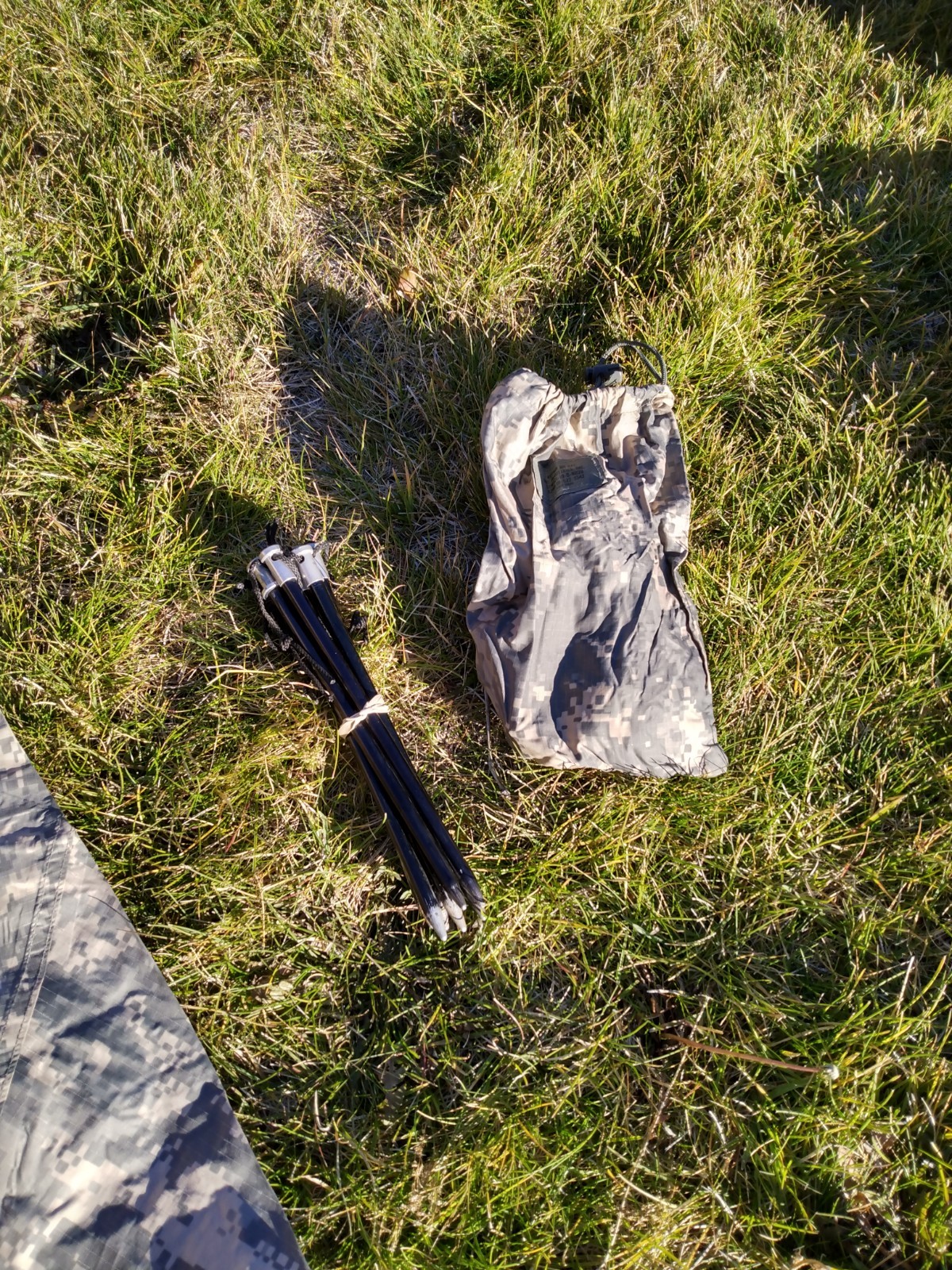 USGI Improved Combat Shelter ICS ORC ACU 1-Person Tent Used