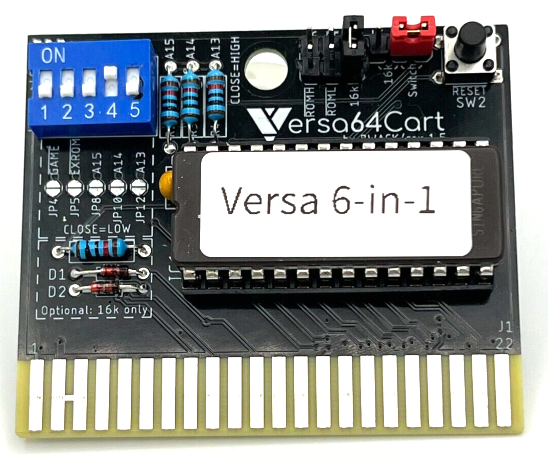 Commodore 64 / 128 6 in 1 Dead Test, Diagnostic and 1541 Tools - Versa64Cart USA